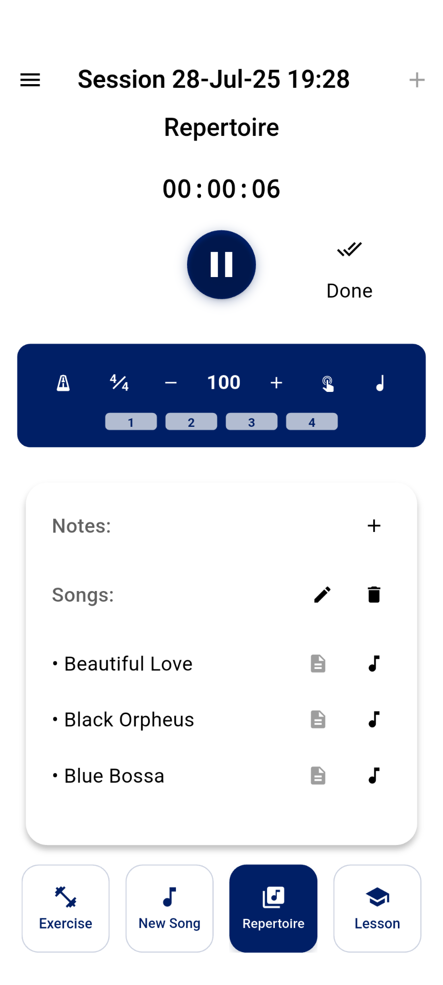 JazzX Home Screen