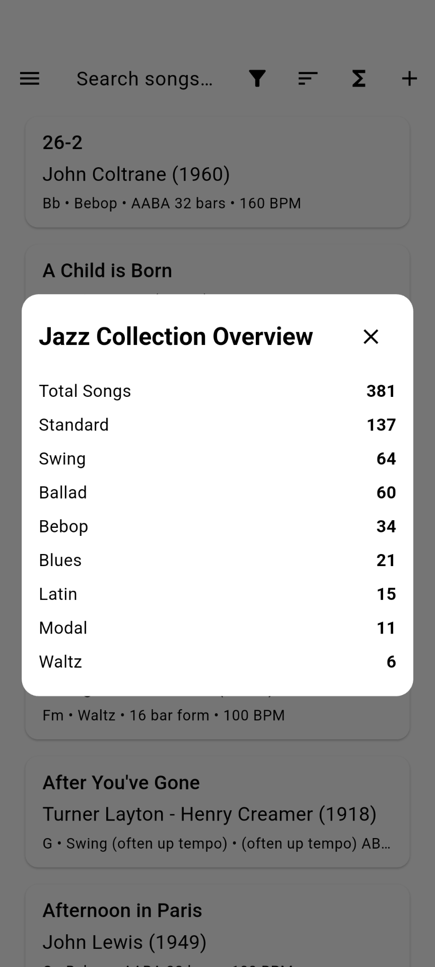 JazzX Jazz Standards Library